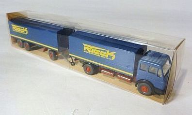 Wiking H0 27 455 Mercedes Benz MB 1632 Rieck Spedition Hängerzug Fernlastzug NEU OV