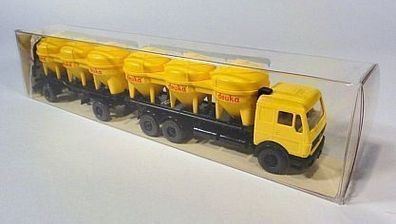 Wiking H0 27 575 Mercedes Benz MB 2244 Silo Lastzug Silotransport Deuka NEU OVP