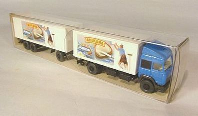 Wiking H0 29 475 Iveco Koffer-Fernlastzug Milkana Iveco NEU OVP