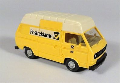 Wiking H0 294 VW Volkswagen Transporter T3 Postreklame DBP Post Bundespost