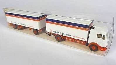 Wiking H0 455 Mercedes Benz MB 1632 LKW Gilde Pilsener Fernlastzug Sattelzug NEU OVP