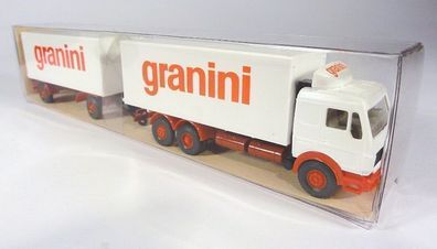 Wiking H0 457 1 27 Mercedes Benz MB 2235 Granini Koffer-Lastzug LKW NEU OVP