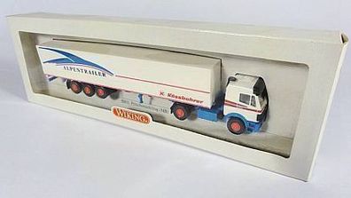 Wiking H0 510 01 Mercedes Benz MB 1735 LKW Alpentrailer Kässbohrer NEU OVP