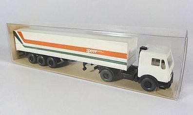 Wiking H0 515 Mercedes Benz MB 1635 S LKW Speer Spedition Pritschen-Sattelzug NEU OVP