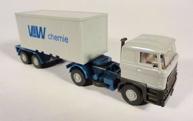Wiking H0 526 DAF 3300 VAW Chemie Container LKW Sattelzug