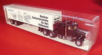 Wiking H0 527 Peterbilt US Truck Siemens 40ft Container Sattelzug NEU OVP