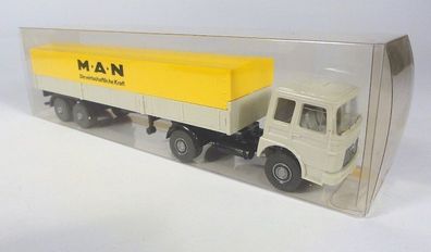Wiking H0 535 MAN LKW 19.230 M.A.N. Planen-Sattelzug gelbe Plane NEU OHNE OVP