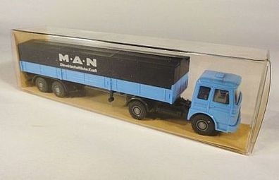 Wiking H0 535 MAN LKW 19.230 M.A.N. Planen-Sattelzug Wirtschaftliche Kraft NEU OVP