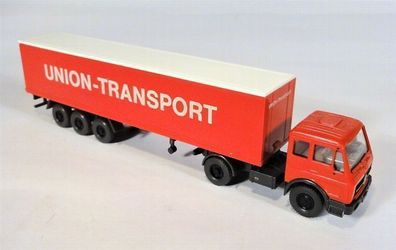 Wiking H0 541 Mercedes Benz MB 1626 Union-Transport LKW Sattelzug