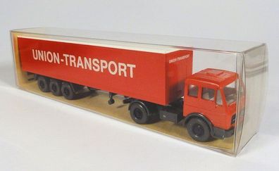Wiking H0 541 Mercedes Benz MB 1626 Union-Transport LKW Sattelzug NEU OVP