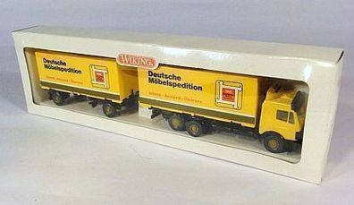 Wiking H0 573 01 Mercedes Benz MB Deutsche Möbelspedition Wechselkoffer NEU OVP