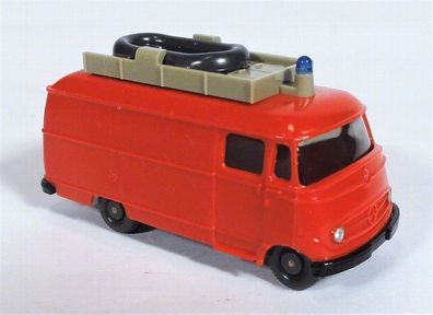 Wiking H0 605/2 MB Mercedes Benz L319 L 319 Wasserrettung Feuerwehr Schlauchboot