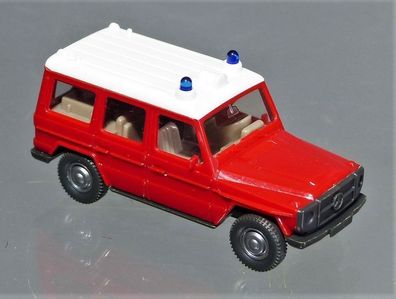 Wiking H0 609 MB Mercedes Benz 230G G-Modell VRW Feuerwehr Einsatzwagen