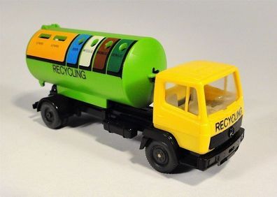 Wiking H0 643 Mercedes Benz MB LP814 LP 814 Recycling Container LKW