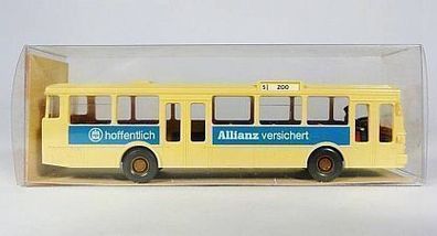 Wiking H0 700 Mercedes Benz O305 VüV Zoo Bus Linienbus Allianz NEU OVP
