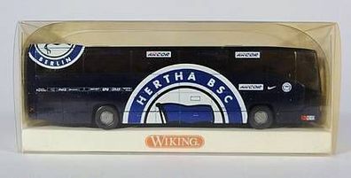 Wiking H0 714 15 46 Mercedes Benz O404 HERTHA BSC Mannschaftsbus Reise Bus NEU OVP