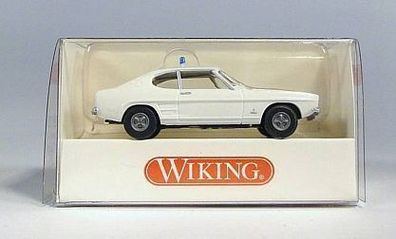Wiking H0 864 09 25 Ford Capri Polizei Blaulicht Oldtimer Veteran NEU OVP