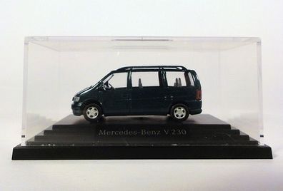 Wiking H0 Werbemodell Mercedes Benz MB V 230 V230 PC Modell Vitrine schwarz
