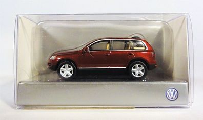 Wiking H0 Werbemodell VW Volkswagen Touareg SUV rot metallic NEU OVP