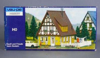 Vau-Pe VauPe H0 8165 Wohnhaus Fachwerk Einfamilienhaus mit Garten NEU OVP