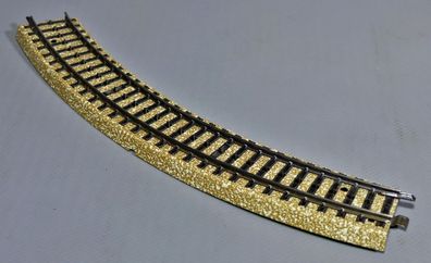 Märklin H0 M-Gleis 5120 1/1 Kurve Industriekreis kleine Kabelführung Bett ungebördelt