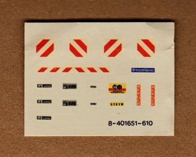 Roco H0 Decals Beschriftung Naßschiebebilder 1651 Steyr NEU unbenutzt