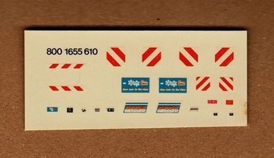 Roco H0 Decals Beschriftung Naßschiebebilder 1655 Weisser NEU unbenutzt