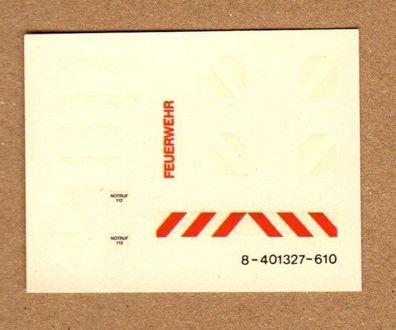 Roco H0 Decals Beschriftung Naßschiebebilder für 1327 GMC M54 LKW NEU unbenutzt