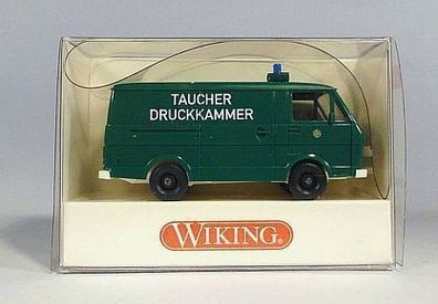 Wiking H0 104 17 27 VW Volkswagen LT28 LT 28 Polizei Taucher Druckkammer NEU OVP