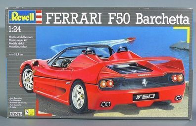Revell 1:24 Bausatz 07376 Ferrari F50 Barchetta Sportwagen NEU OVP