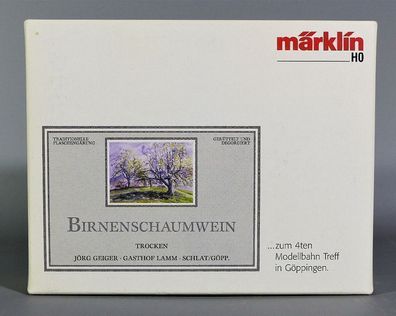 Märklin H0 Sondermodell 48930 Modellbahntreff Göppingen Birnenschaumwein Werbewagen