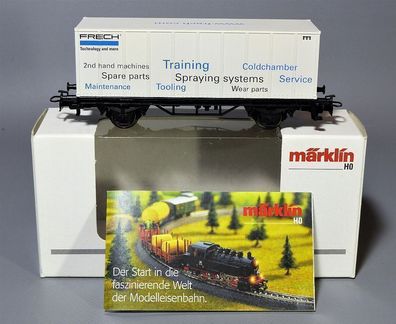 Märklin H0 Sondermodell Werbewaggon Frech Technology Containerwagen NEU OVP