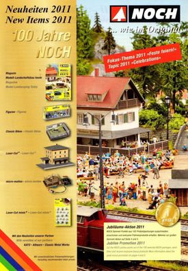 Noch Katalog Prospekt Neuheiten 2011 - 100 Jahre Noch