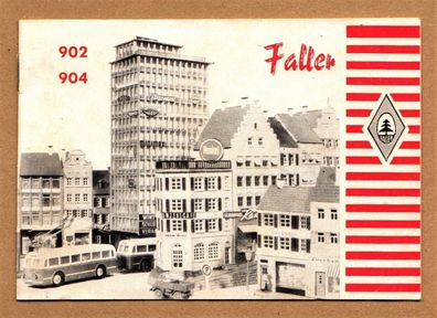 Faller H0 Broschüre Anleitung Bauanleitung für 902 904 u.ä. Stadtbausatz Stadt