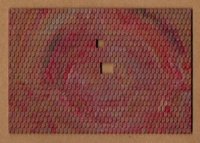 Faller H0 Einzelbauteil Bauteil Dach Dachplatte 022 Ziegel rotbraun 108/D1 NEU