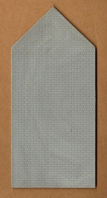 Faller H0 Einzelbauteil Bauteil Seitenwand Wand grau Backstein klein Nr.012 NEU