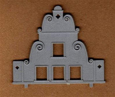 Faller H0 Einzelbauteil Stadtbausatz Bauteil Giebel Hausgiebel geschwungen Nr.006 NEU