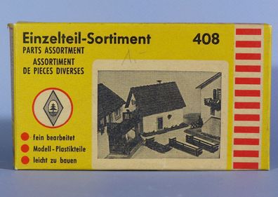 Faller H0 Einzelteilsortiment 408 Anbauten Terrase Balkon Balkons 50er/60er NEU OVP