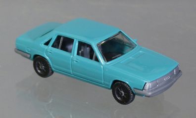 Fleischmann H0 Audi 100 PKW Modellauto Ladegut türkis