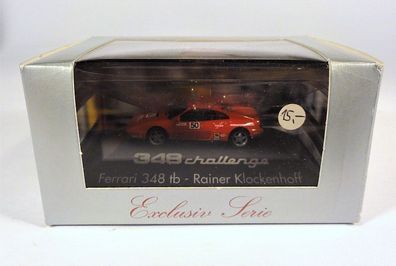 Herpa Exclusive Series Ferrari 348 challenge Klockenhoff in Vitrine PC Box & Karton