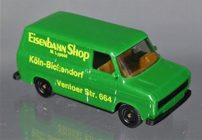 Herpa H0 Ford Transit Eisenbahn-Shop M. Lypold Köln Spielwarenhaus Werbemodell