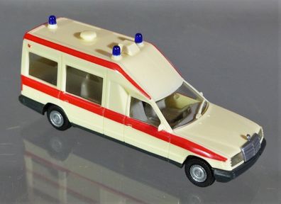 Herpa H0 Mercedes Benz MB 230E Miesen Bonna 124 KTW DRK Rotes Kreuz