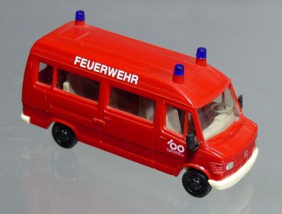 Herpa H0 SoMo MB Mercedes Benz 207D "100 Jahre Automobil" Feuerwehr Bus