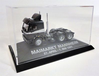 Herpa H0 Werbemodell MB Mercedes Benz 2448 Maimarkt Mannheim 1991 Vitrine