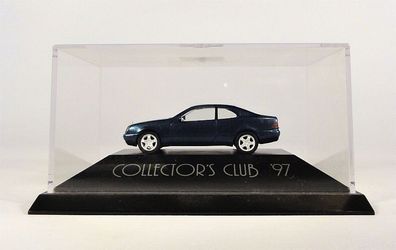 Herpa HCC Collector's Club 97 Collectors Club Mercedes Benz CLK in Vitrine PC Box