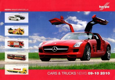 Herpa Katalog Prospekt Cars & Trucks 09-10 2010