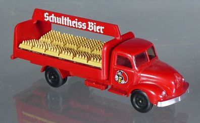 IMU Euromodell H0 20032 Magirus Sirius Getränketransporter LKW Schultheiss Bier