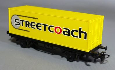 Märklin H0 Güterwagen Güterwaggon Containerwagen "Streetcoach" gelb Containerwaggon