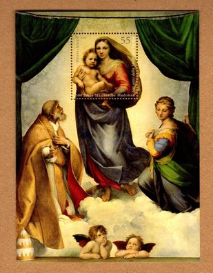 Bund BRD 2012 - Bogen Michel Block 79 - 500 Jahre Sixtinische Madonna - postfrisch