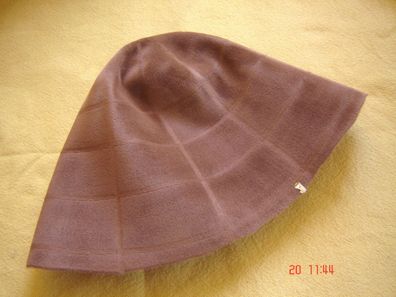 Hutstumpen Velour seidig Haar hell teak m Muster 70 gr Ü 48cm Rd 81cm Stu 696